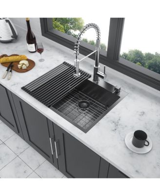 25x22x10-Inch Stainless Steel Drop-In Topmount Kitchen Sink