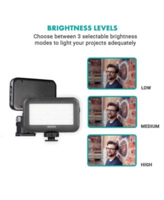 LED-30 Mini LED Light Panel - Adjustable Brightness, Rechargeable Battery