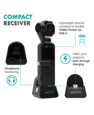 Edge-OP-Duo Dual Wireless Lavalier Microphone for Osmo Pocket 1 and 2