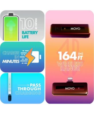 Wireless Mini DI Duo Ultra Compact Wireless Lavalier Microphones for iPhone