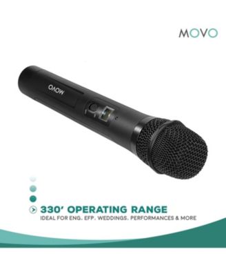 WMIC80 UHF Wireless Handheld Microphone System with 2 Handheld Mics