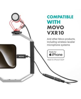 Female 3.5mm TRRS Microphone Adapter Cable to USB-C Connector Dongle