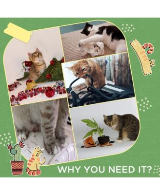 56" Cat Tree with Hammock,Scratching Post, Platforms