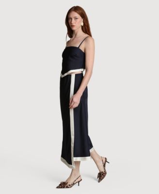 Women's Square Neck Scarf Top