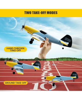 BF-109 RC Plane with 6-Axis Gyro Stabilization, 3-Channel 2.4G, 2 Batteries & EPP Foam