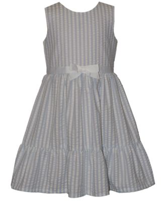 Girls' 2T-6X Floral Round Neck Dress and Cardigan, 2-Piece Set