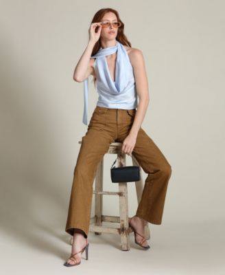 Women's Long Tie Halter Top