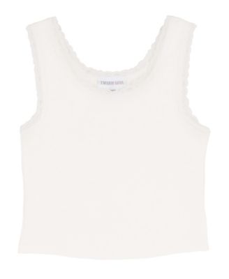 Girls' 7-12 Floral Printed Cardigan and Cami, 2-Piece Set