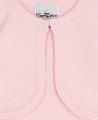 2T-6X Long-Sleeve Stretch Knit Cardigan