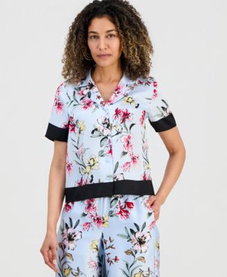 Petite Printed Twill Matching Set