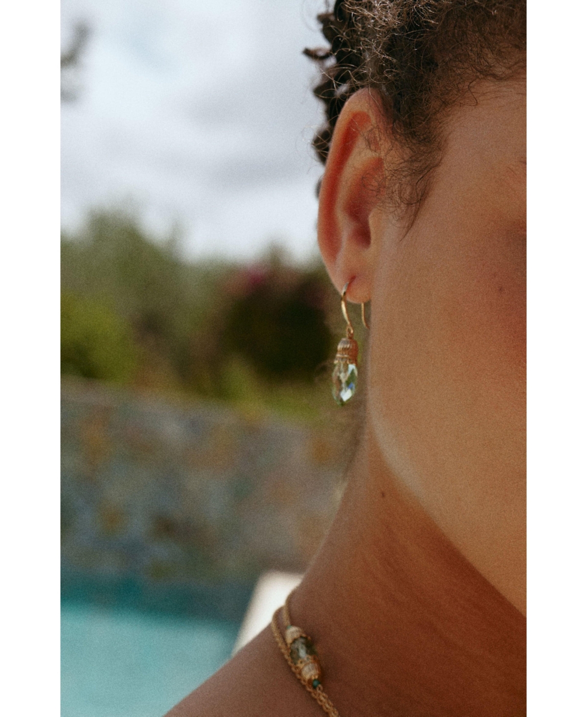 Retro Chic Nut Fairy Charm Earrings