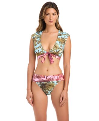 Women's Deep V-Neck Bikini Top