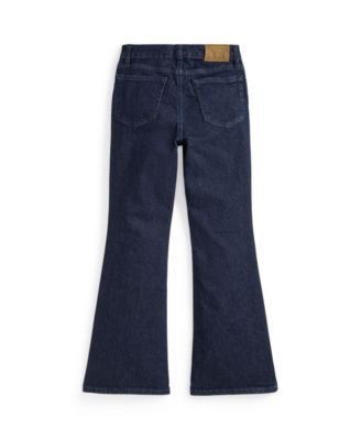 Girls' 7-16 Flared Stretch Denim Jeans