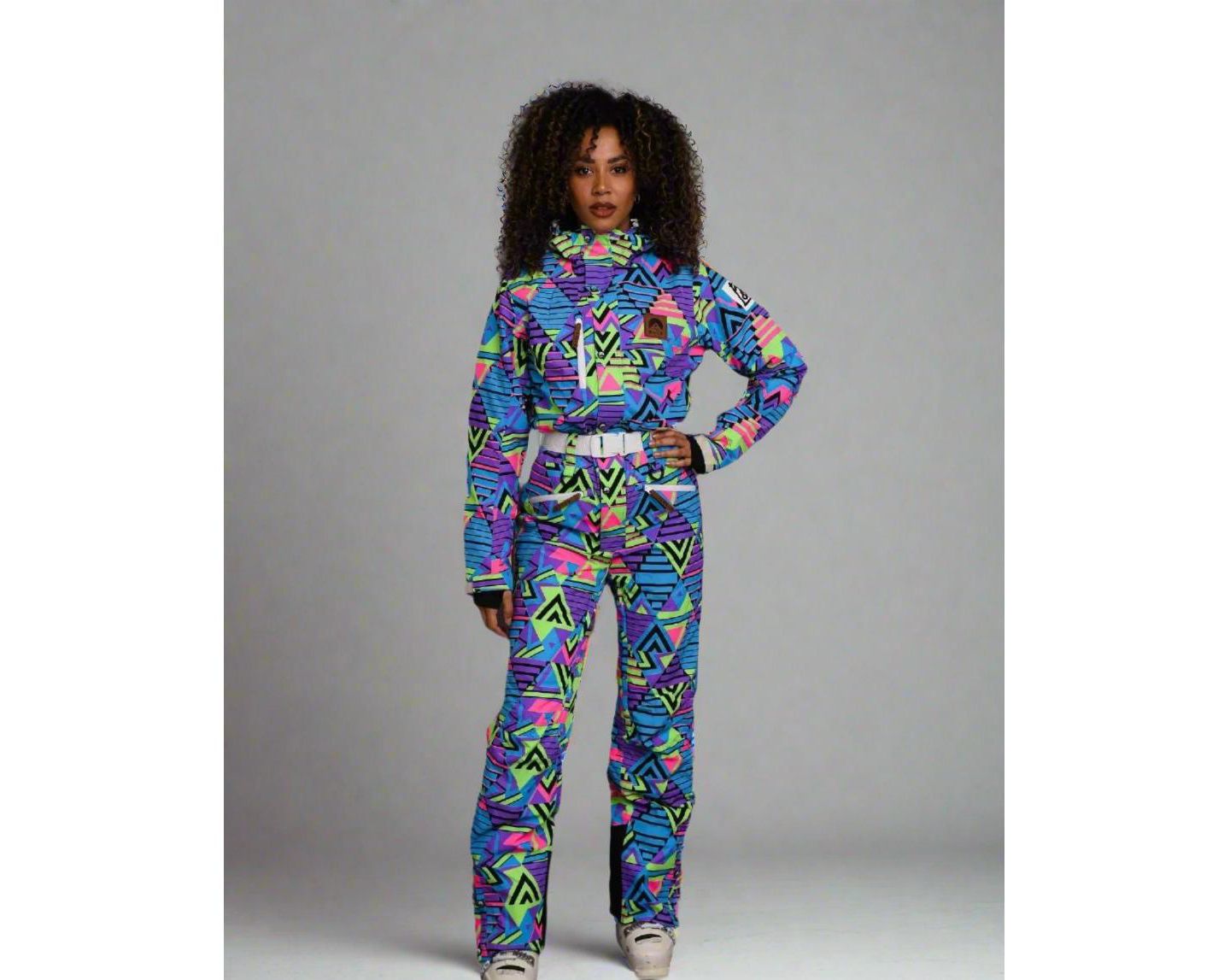 Женские куртки OOSC Clothing Future Shock Ski Suit, цвет: Фиолетовый — фото 3