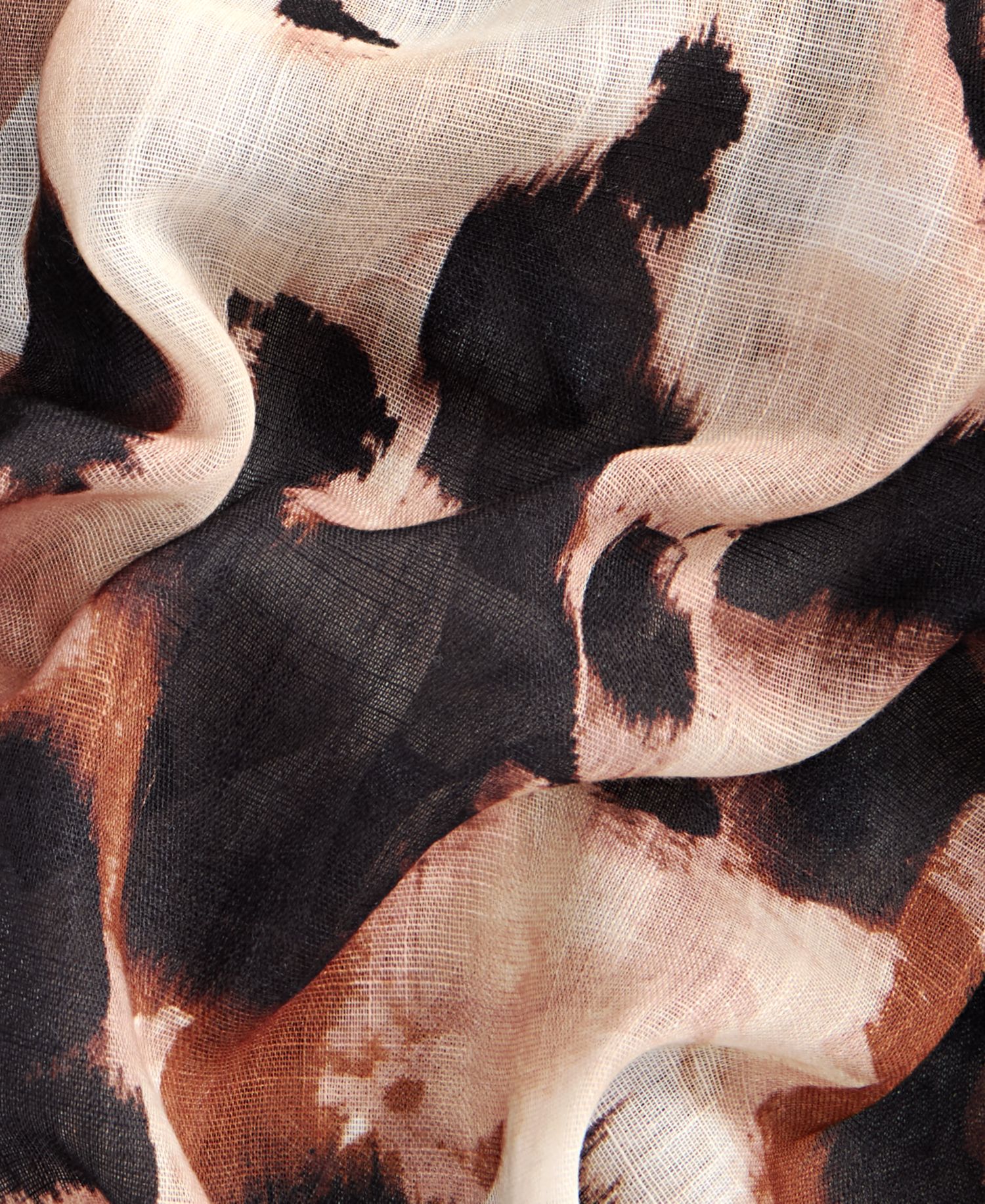 Classic Leopard Blur Wrap Scarf