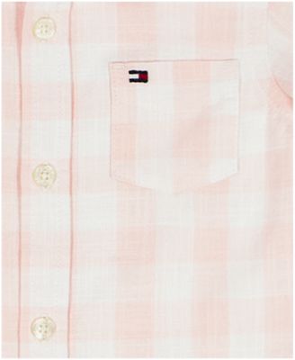 Boys' 2T-7 Button-Front Shirt and Shorts, 2-Piece Set