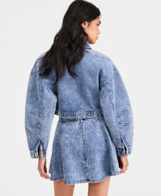 Women's Cropped Denim Jacket