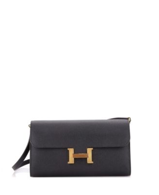 Pre-Owned HERMES Constance To Go Wallet Epsom