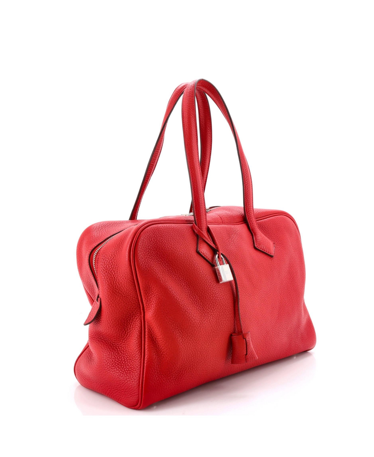 Pre-Owned HERMES 35 Victoria Ii Bag Clemence