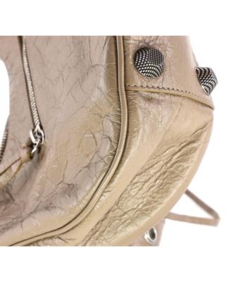 Small Le Cagole Giant Studs Shoulder Bag Leather