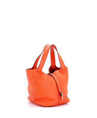 Pre-Owned HERMES MM Picotin Lock Bag Clemence