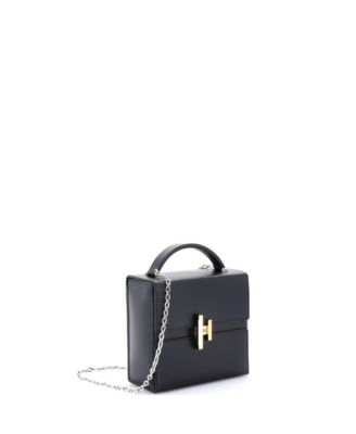 Pre-Owned HERMES  Cinhetic Top Handle Bag Villandry Calfskin