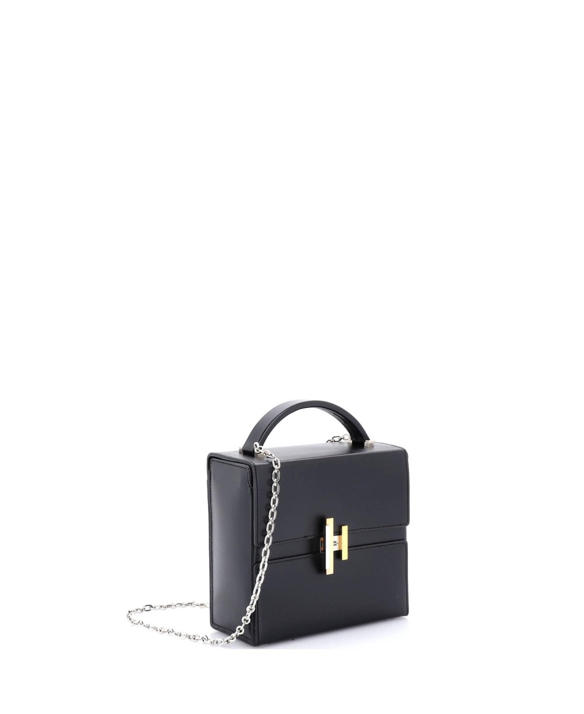 Pre-Owned Hermes Cinhetic Top Handle Bag Villandry Calfskin