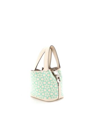 Micro Picotin Lock Bag Lucky Daisy Printed Swift