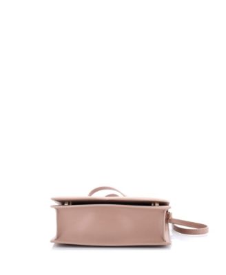 Small DG Logo Flap Shoulder Bag Leather