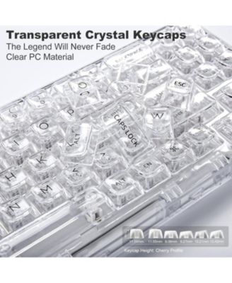 X71 Wireless Hot Swappable Transparent Mechanical Keyboard