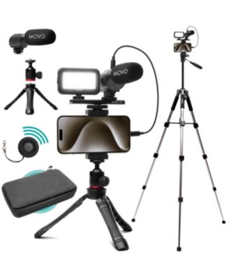 USB-C Vlogging Kit for iPhone 15 and up with Fullsize Tripod