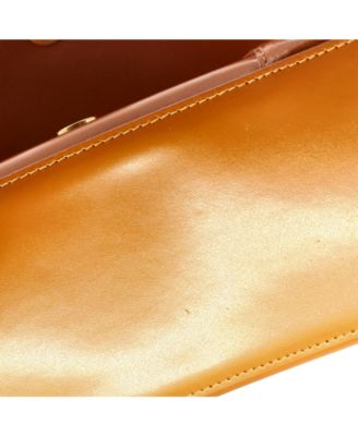 Small Hourglass Top Handle Bag Leather