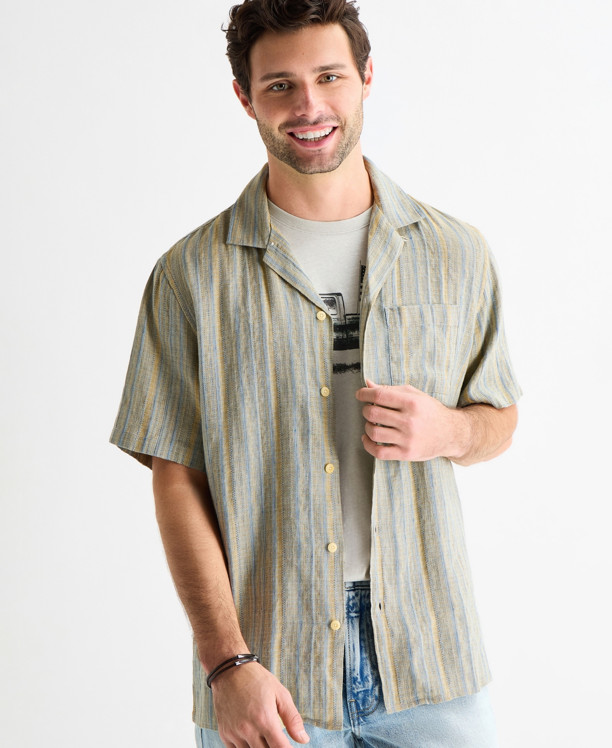 Lucky Brand Men's Short-Sleeve Shirt