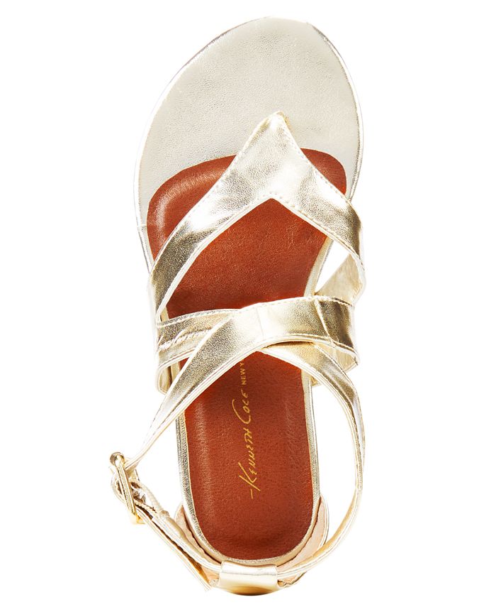 ladies rose gold wedges