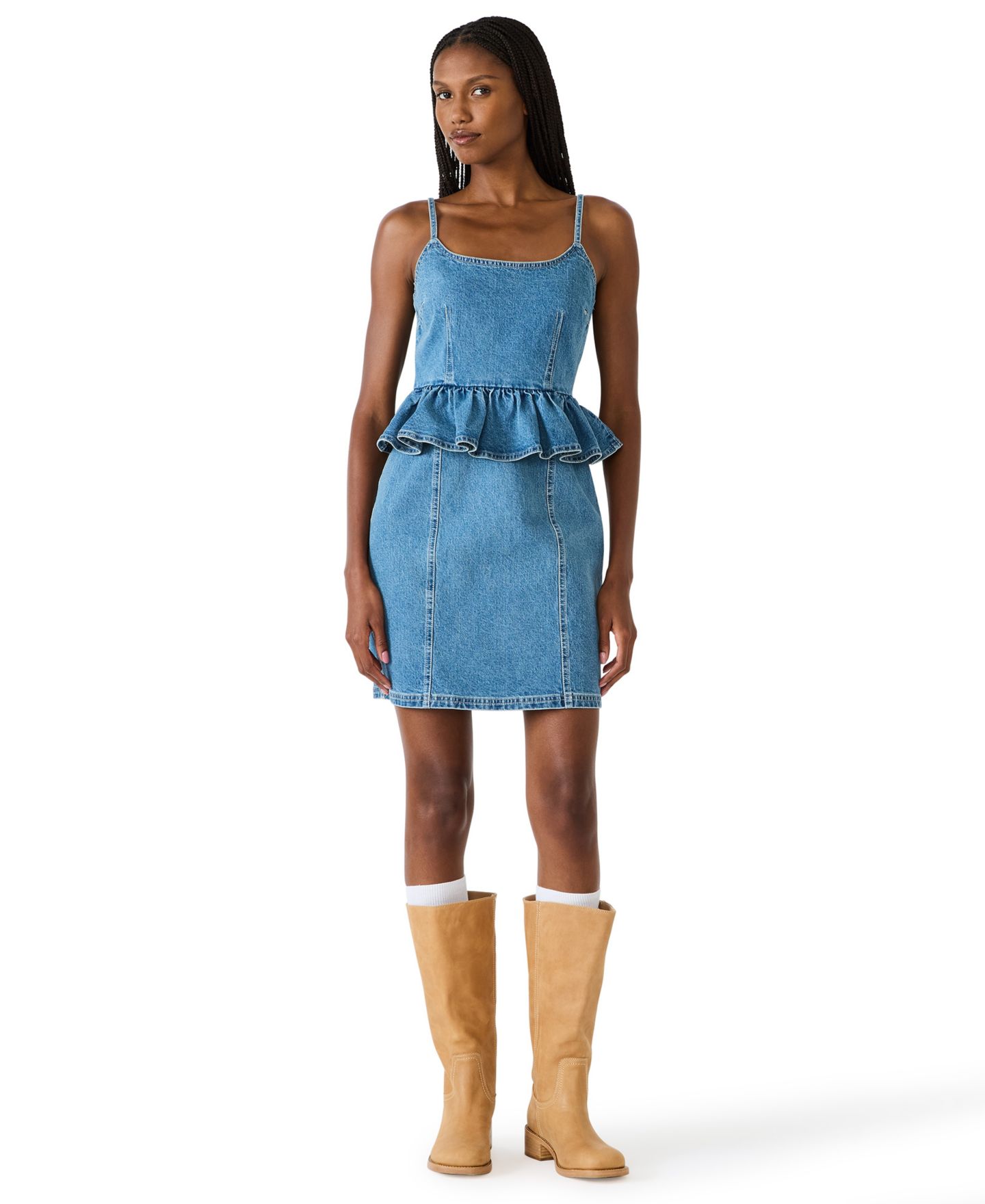 Женское платье Steve Madden Giselia Sleeveless Scoop Neck, цвет: Варёный — фото 2