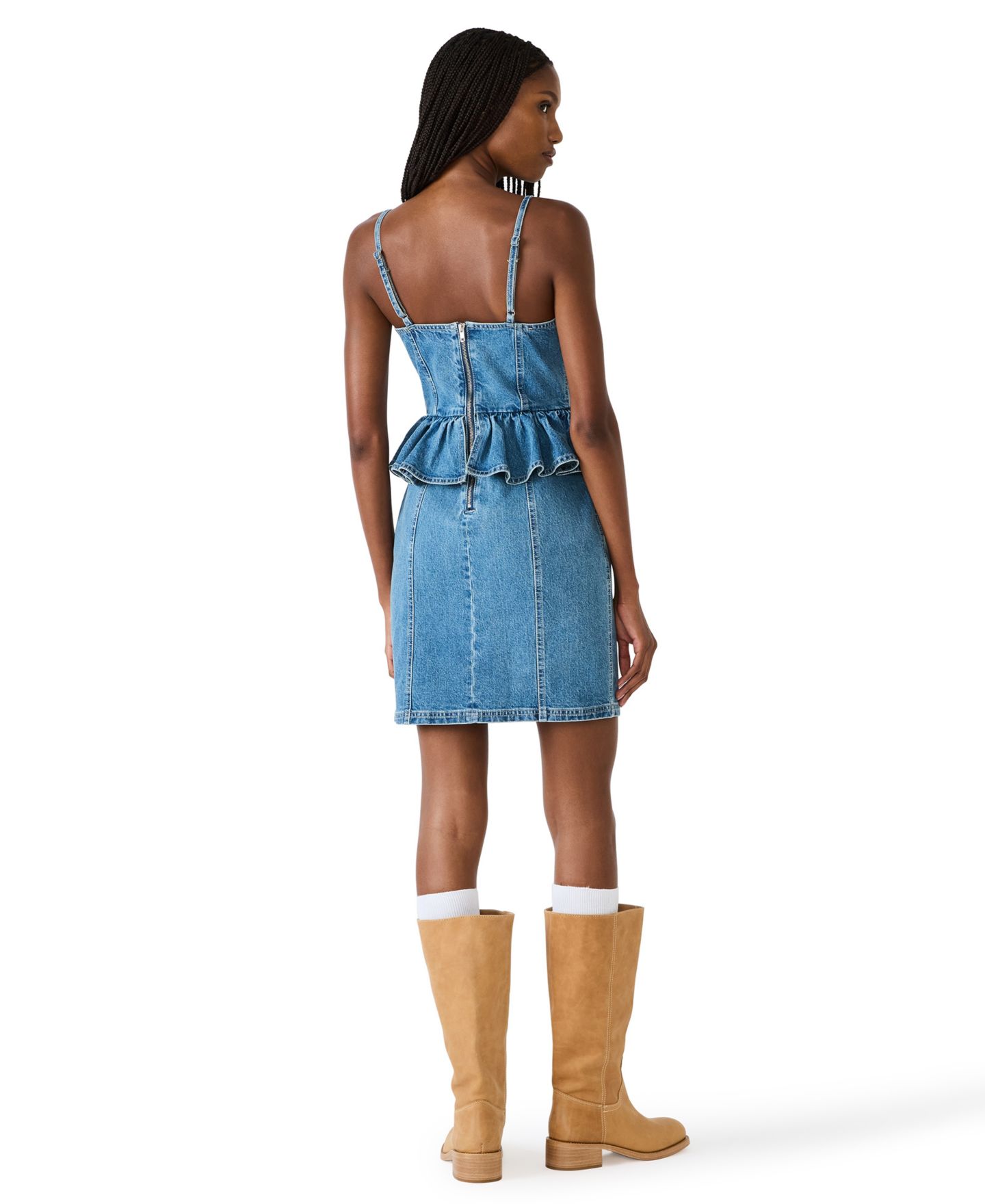 Женское платье Steve Madden Giselia Sleeveless Scoop Neck, цвет: Варёный — фото 5
