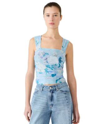 Women's Rorry Floral Knit Square Neck Top