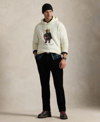 Men's Big & Tall Bear Printed Fleece Hoodie