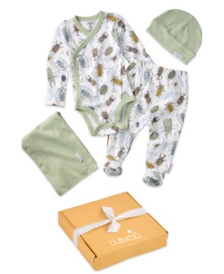 Baby Boys' or Baby Girls' Organic Cotton Take Me Home Baby Layette Gift, 5-Piece Set
