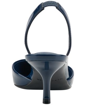 Women's Iced Slingback Kitten Heel Pumps