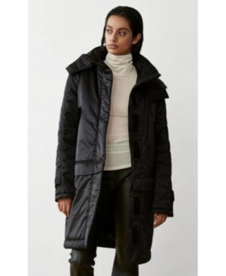 Women's Convertiable satin down coat