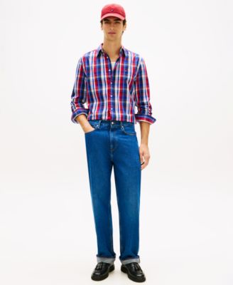 Men's Regular Flex Poplin Multi-Check Shirt