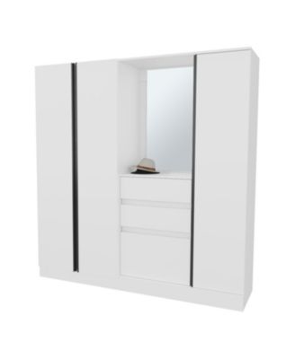 Canyon Wardrobe Organizer with Mirror and Storage Compartments