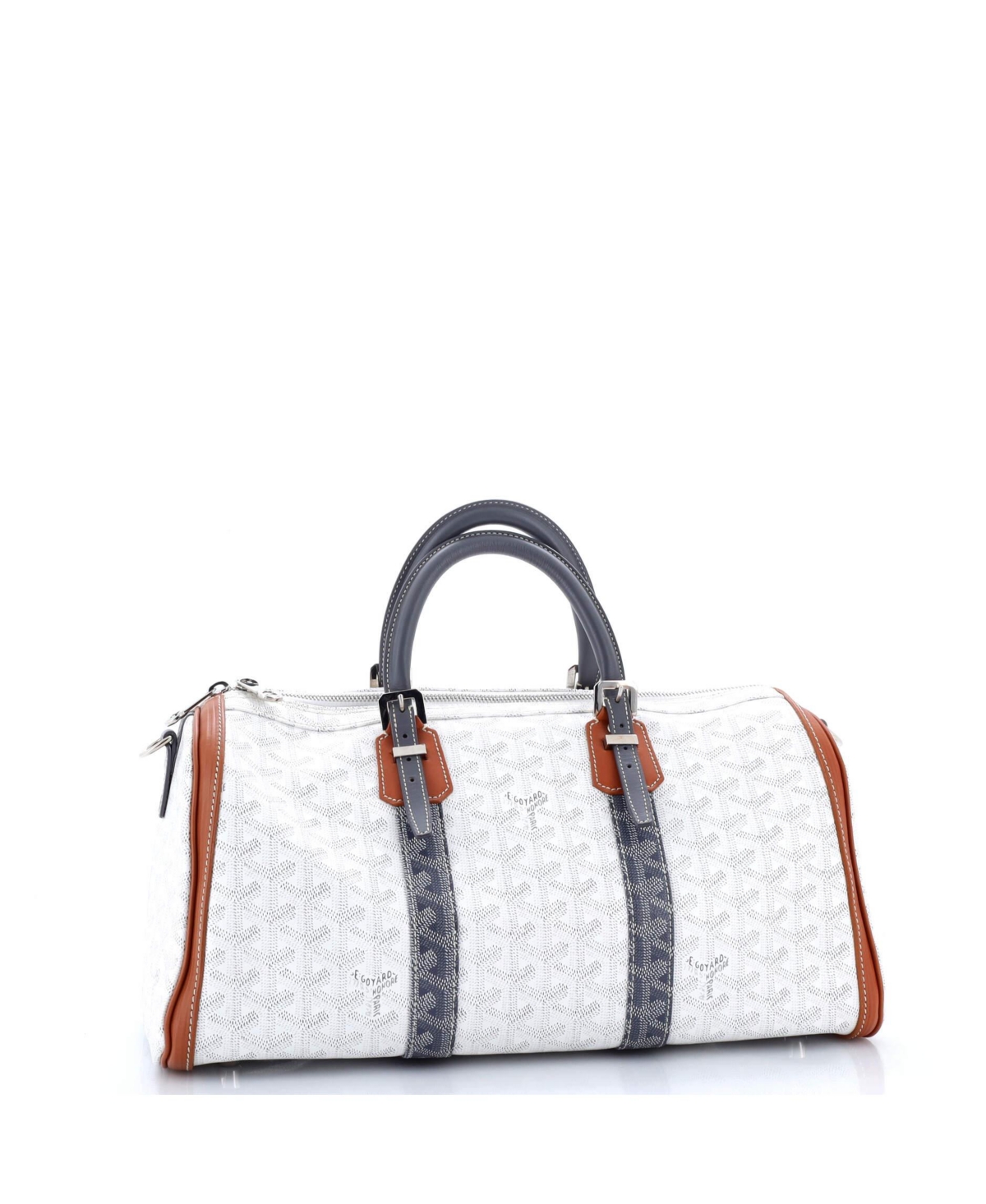 Pre-Owned Goyard 35 Croisiere Bag Coated Canvas