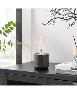 Ambrose Oil Lamp Style Rope Wick Clean-Burning Tabletop Portable Fire Pit Set of 2