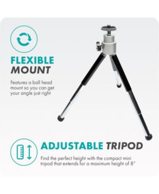 VXR10 Shotgun Mic with WM-VXR10 Wireless Microphone Adapter and Tripod - for Lightning Compatible iPhones, iPads