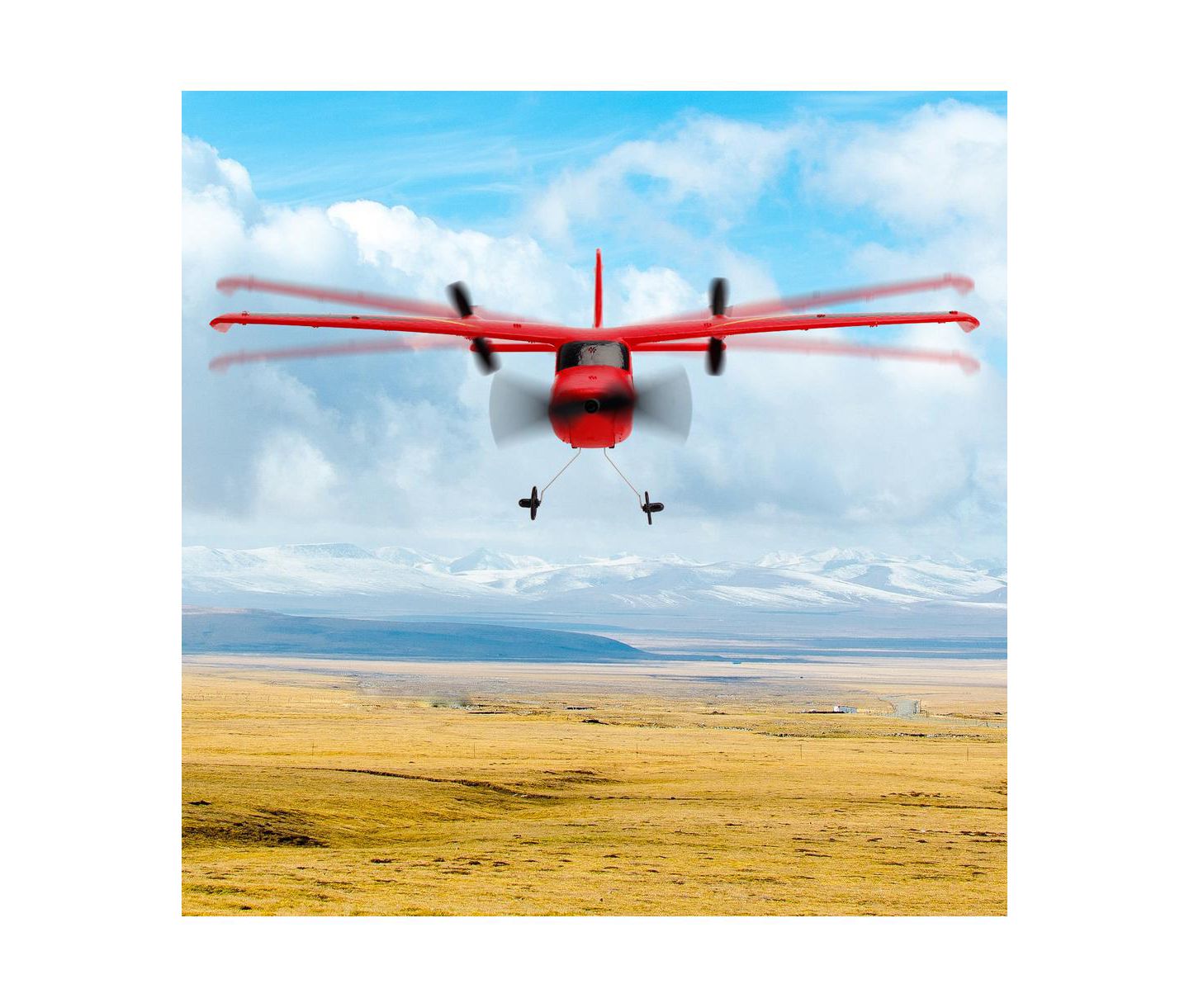 Детская игрушка Bruce & Shark Z50 Beginner 2.4G Crash-Resistant RC Plane, цвет: Красный — фото 7