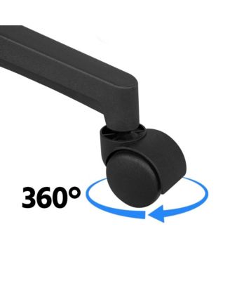 Height Adjustable Mesh Office Chair with Mid-Back, Purple