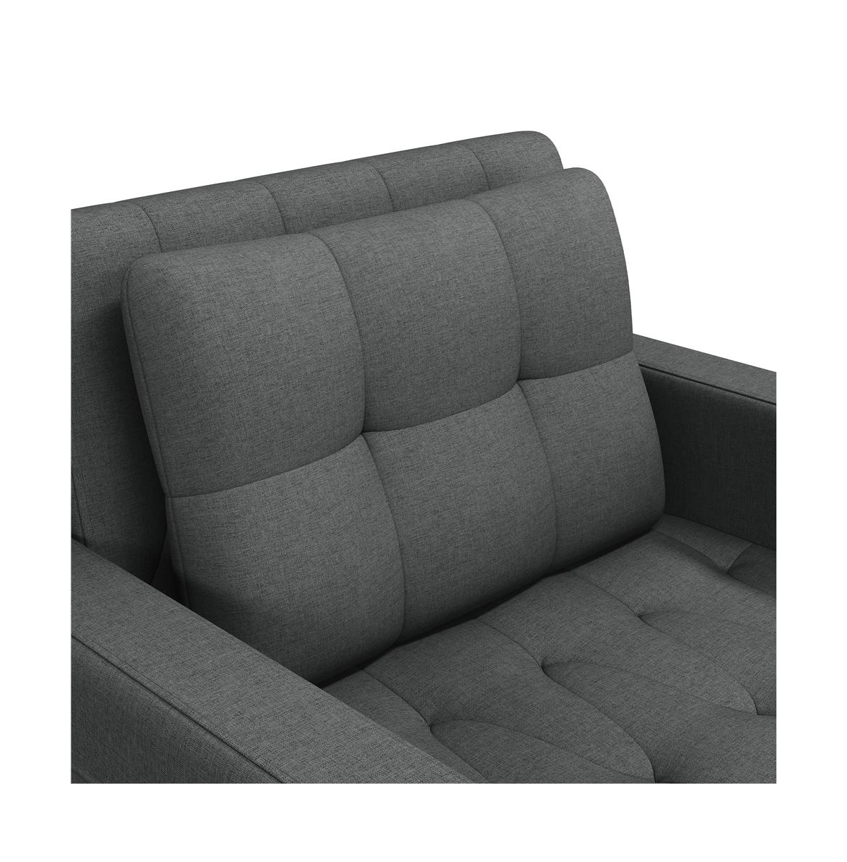 Yaheetech 3-in-1 Convertible Sleeper Chair Bed with Adjustable Backrest