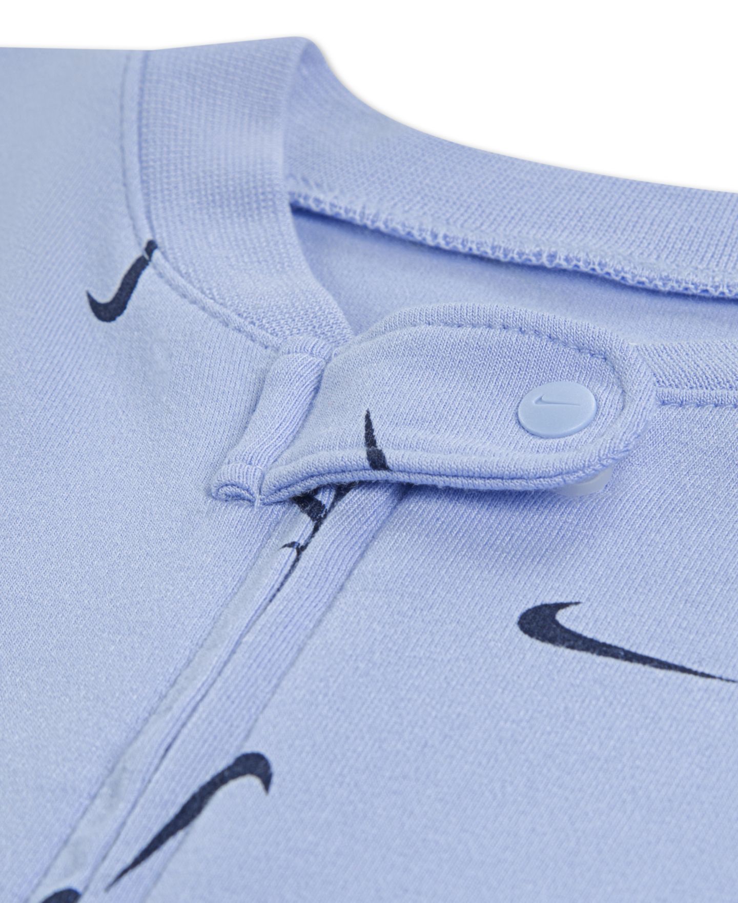 Детский комбинезон с ножками Nike из вискозы с принтом, цвет: Синий — фото 3